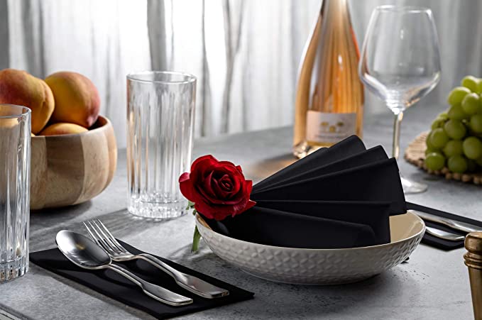 Customized native wood pulp,Black cocktail napkins,Hotel restaurant for home use,Bamboo pulp,disposable paper tissues